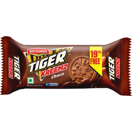 BRITANNIA TIGER KREEMS CHOCO 43GM